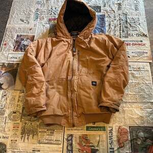 Carharrt-like Rugged Wear Hooded Work Jacket Men’s Medium